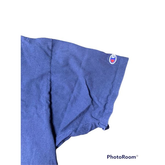 Champion T-Shirt Men's Extra Large Blue Michigan Wolverines Vintage 90s - Picture 2 of 4